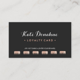 Sequin Comb Hair Stylist 6 Punch Kundenloytion Treuekarte