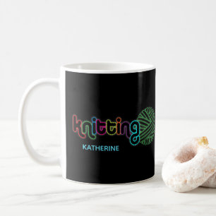 Sequin Glow Knitting Kaffeetasse