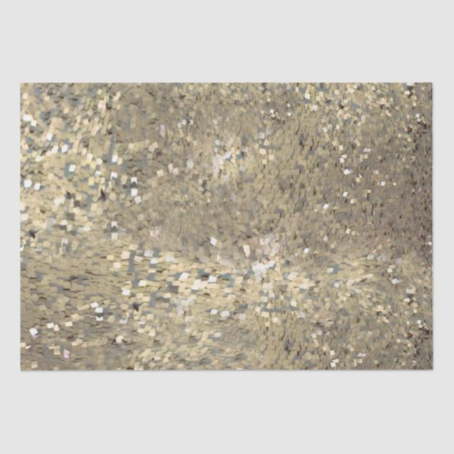 Sequin-Goldpapier Seidenpapier (Vorderseite)