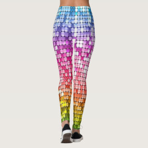 Sequin-Regenbogen-Flaggen-Heirat-Gleichheits-Gay Leggings