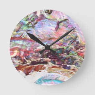 Sequins Haze Runde Wanduhr