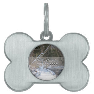 Sequiota Winter Walk Haustier ID-Tag Tiermarke