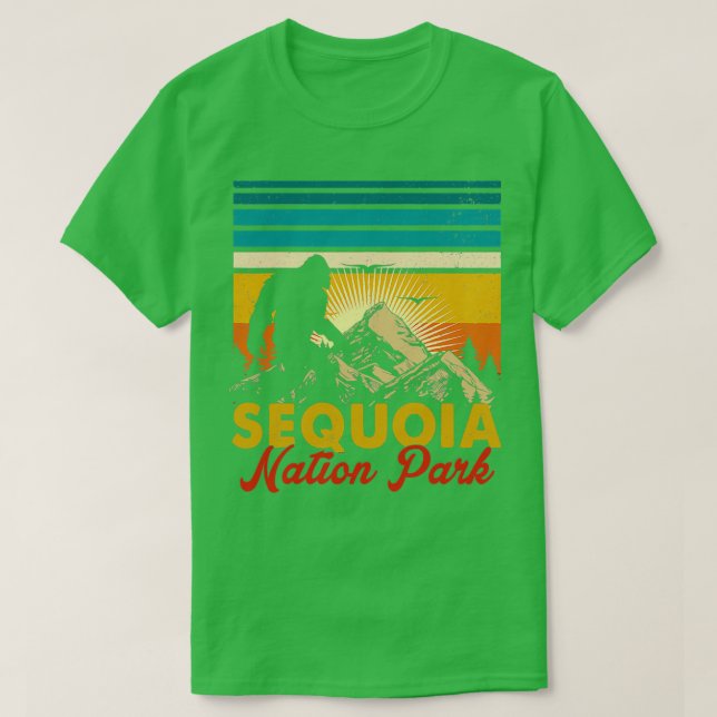 Sequoia Bigfoot Nationalpark T-Shirt (Design vorne)
