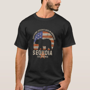 Sequoia Kalifornien Wandern Camping Fischen T-Shirt