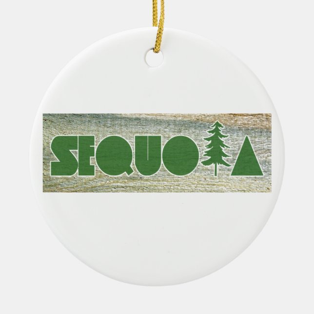 Sequoia Keramik Ornament (Vorne)
