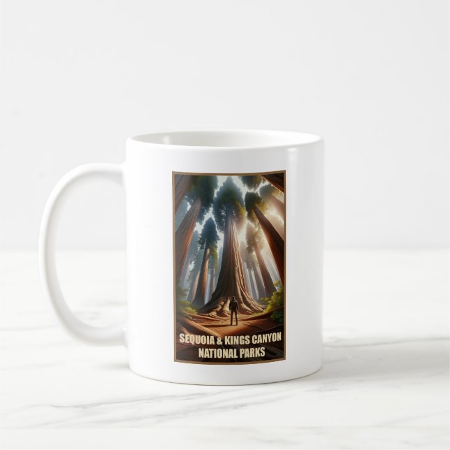 Sequoia & Kings Canyon Nationalparks Kaffeetasse (Links)