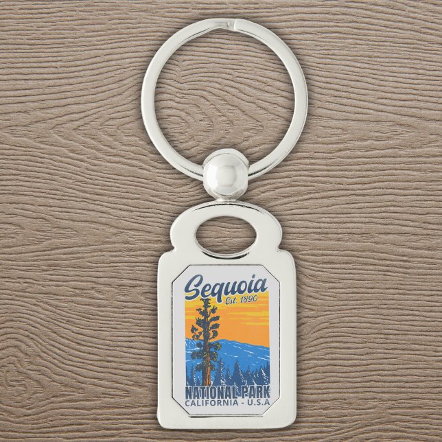 Sequoia National Park California Est 1890 Schlüsselanhänger (Von Creator hochgeladen)