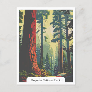 Sequoia National Park, Kalifornien, USA Postkarte