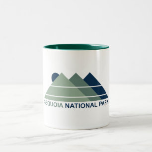 Sequoia National Park Mountain Sun Zweifarbige Tasse