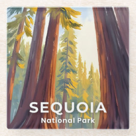 Sequoia National Park | Reisen Kalifornien Glasuntersetzer