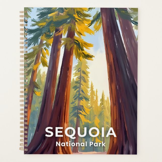 Sequoia-Nationalpark | California Art Planer (Vorderseite)