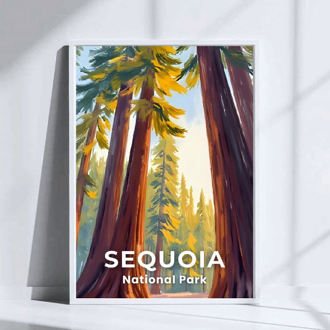 Sequoia-Nationalpark | California Travel Poster (Von Creator hochgeladen)