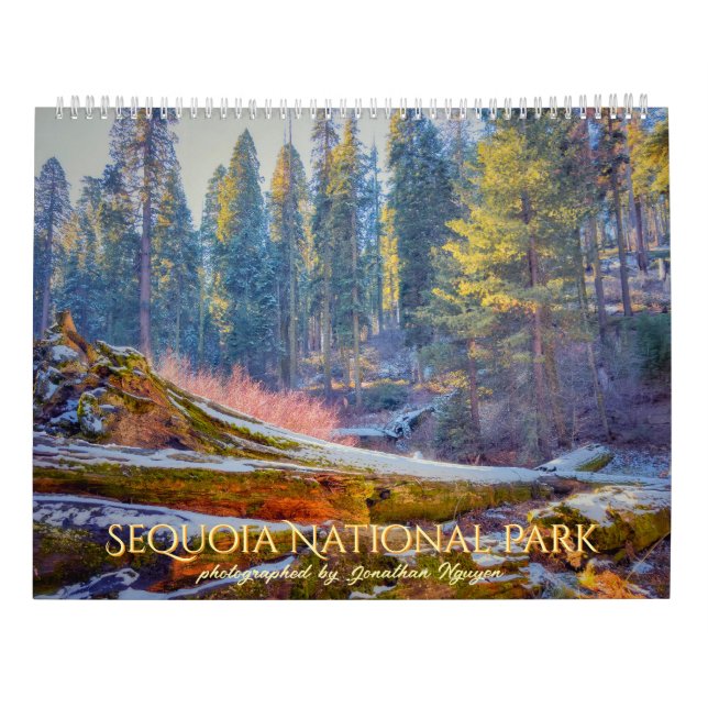 Sequoia Nationalpark Forest Landscapes Kalender (Rückseite)