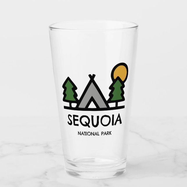 Sequoia-Nationalpark Glas (Vorderseite)