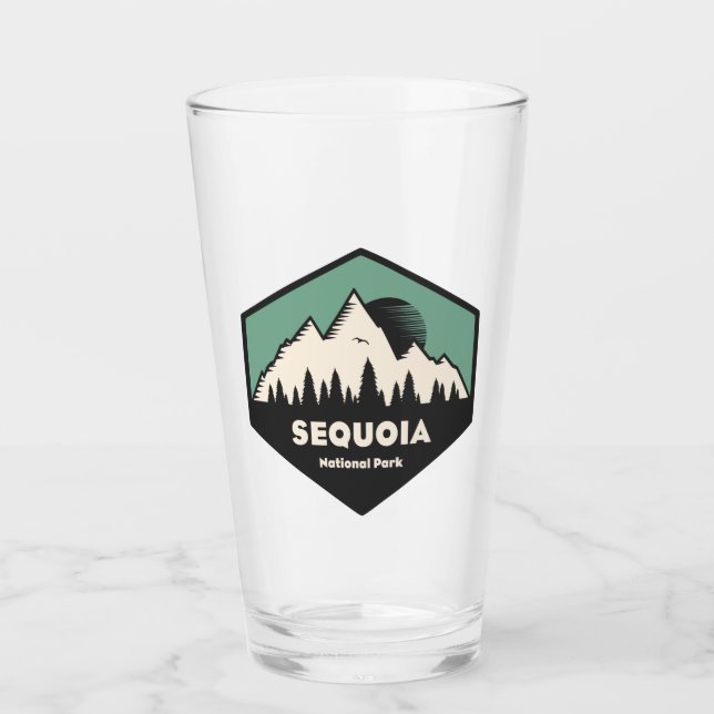 Sequoia-Nationalpark Glas (Vorderseite)