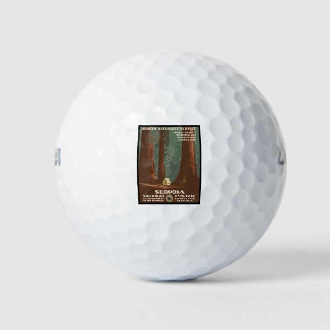 Sequoia-Nationalpark Golfball (Vorderseite)