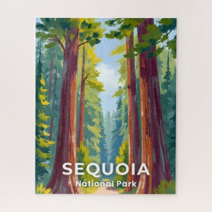 Sequoia-Nationalpark Kalifornien Kunst Puzzle