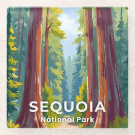 Sequoia-Nationalpark | Kalifornien Reise Glasuntersetzer