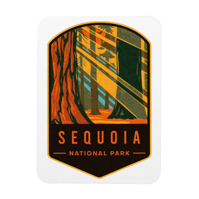 Sequoia-Nationalpark Magnet (Vertikal)