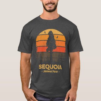 Sequoia Nationalpark Retro Vintag Souvenir T-Shirt