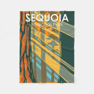 Sequoia Nationalpark Riesengebirge Sequoia Trees Fleecedecke
