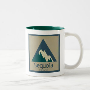 Sequoia-Nationalpark Rustikal Zweifarbige Tasse