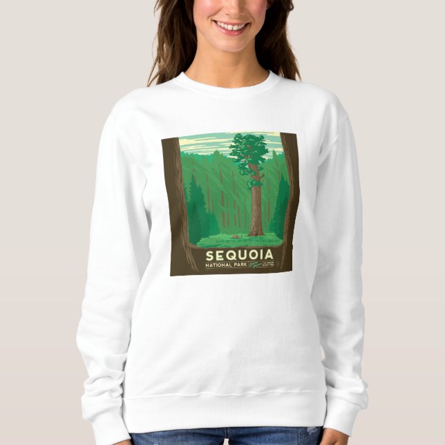 Sequoia-Nationalpark Sweatshirt (Vorderseite)