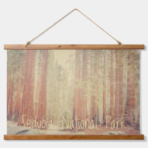 Sequoia-Nationalpark Wandteppich Mit Holzrahmen