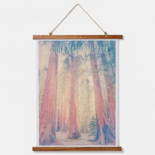 Sequoia-Nationalpark Wandteppich Mit Holzrahmen
