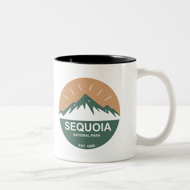 Sequoia-Nationalpark Zweifarbige Tasse (Rechts)