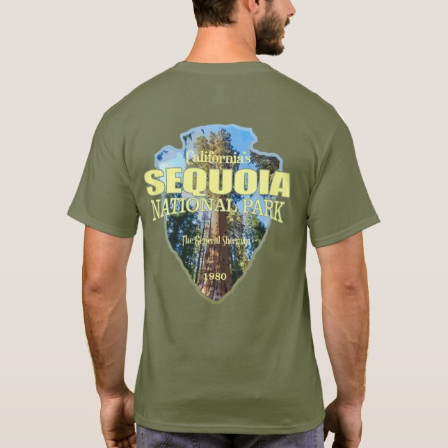 Sequoia NP (Pfeilspitzen) T-Shirt (Rückseite)