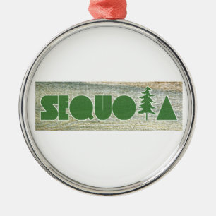 Sequoia Ornament Aus Metall