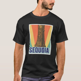 Sequoia Redwoods National Park Wandern neben dem W T-Shirt