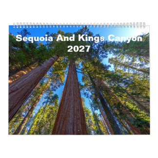 Sequoia und Kings Canyon 2027 Wandkalender