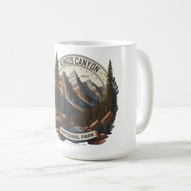 Sequoia und Kings Canyon Nationalparks california Kaffeetasse (VorderseiteRechts)