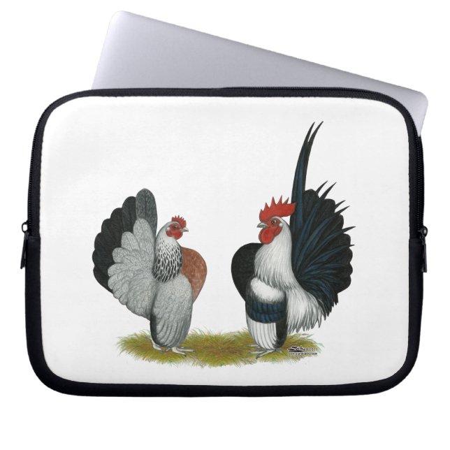 Serama Bantams Laptopschutzhülle (Vorderseite)