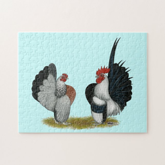 Serama Bantams Puzzle (Horizontal)