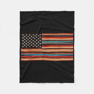 Serape Cinco De Mayo Fiesta (mexikanische Flagge) Fleecedecke