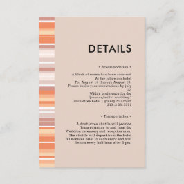 Serape Fall Saison | Details Begleitkarte