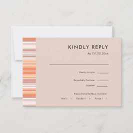 Serape Fall Saison | RSVP für Hochzeiten + Wahl de Karte