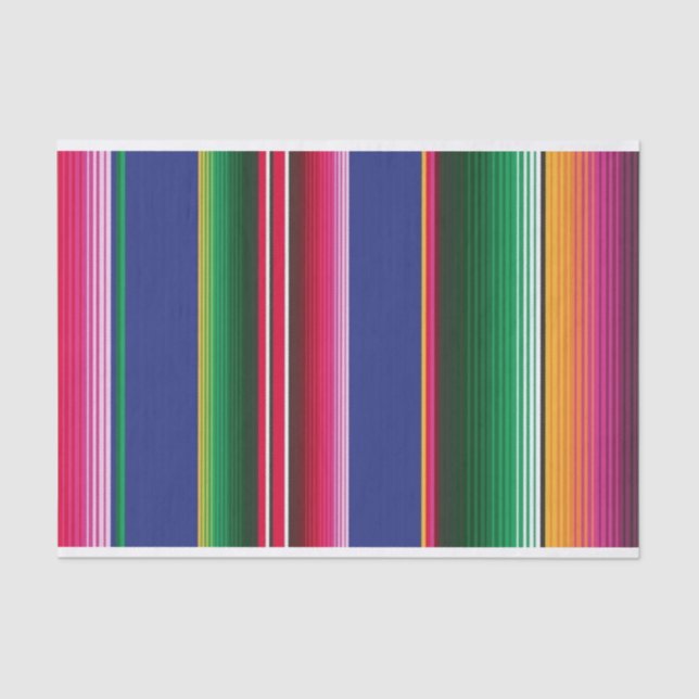 Serape Fiesta Tissue Paper Seidenpapier (Vorderseite)