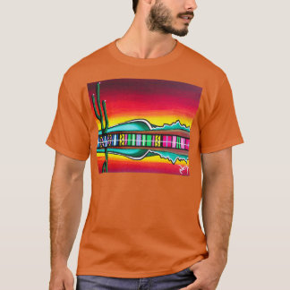Serape Reflection Surf Art T-Shirt