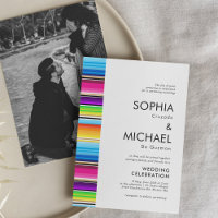 Serape Spring Stripes | Einladung zur Hochzeit