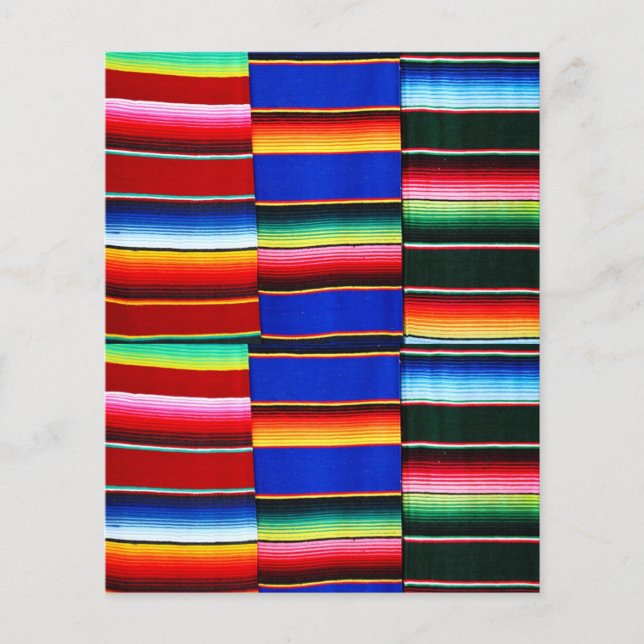Serape-Streifen Scrapbook-Papier (Vorderseite)