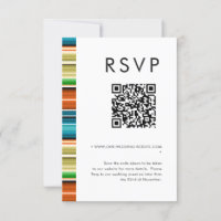 Serape Summer Stripes Hochzeiten QR-UAWG