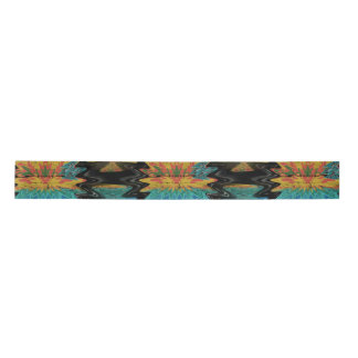 Serape Tribal Südwest Red Pattern Satinband