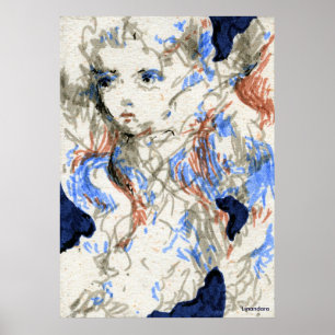 Seraph Ink Pen Zeichnend Poster