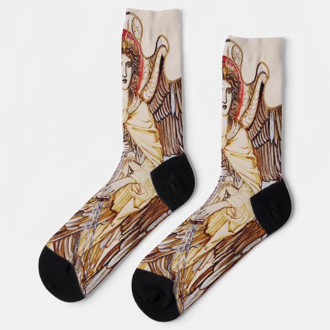 Seraphim Angel umgibt den Göttlichen Thron Socken (Linkes Detail)