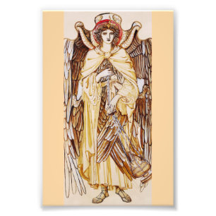 Seraphim-Engel umgeben den göttlichen Thron Fotodruck