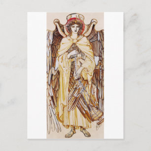 Seraphim-Engel umgeben den göttlichen Thron Postkarte